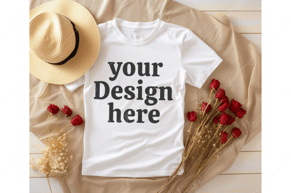 Download Valentines Day White T-shirt Mockups - Mockups Collection