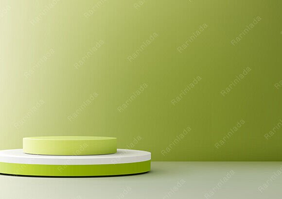 Download 3d Lime Green Platform Product Mockups - Product mockups Collection