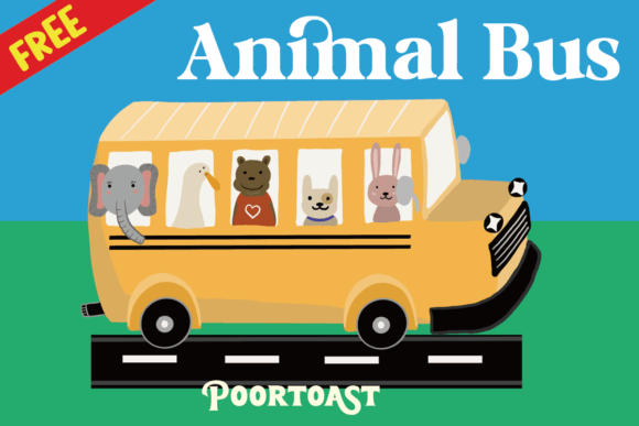 Download Animals Bus - Premium Resources