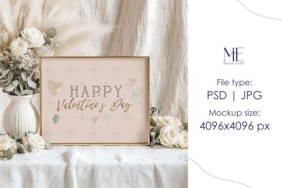Download Table Frame Mockup PSD Horizontal Sign - Mockup psd Collection