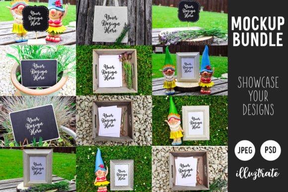 Download Garden Mockup Bundle | Outdoor Mockups - Mockups Collection