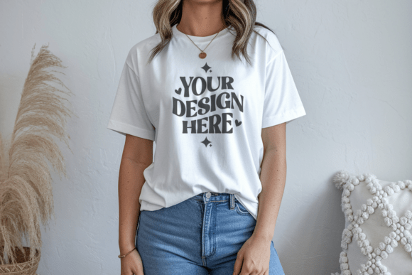 Download Gildan 5000 Couple T-shirt Mockups - Mockups Collection
