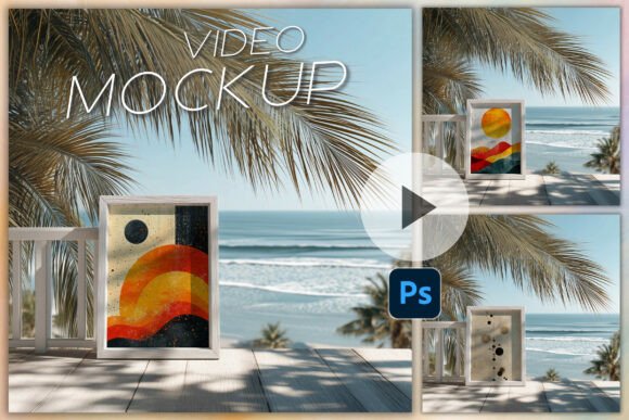 Download Video Frame Mockup PSD Frame Animation - Mockup psd Collection