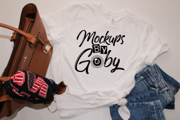 Download White T-shirt Mockups, Jeans - Mockups Collection