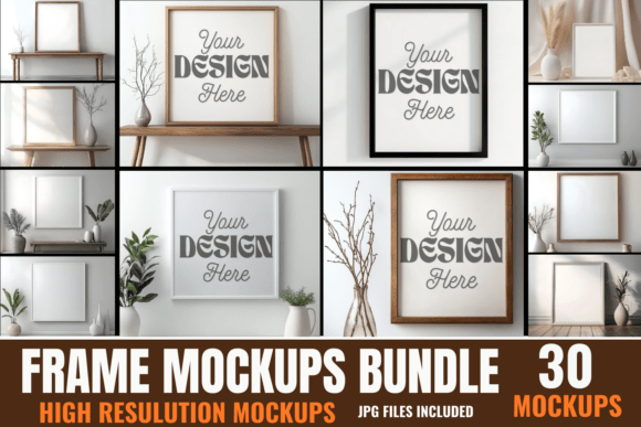 Download Frame Mockups Bundle - Mockups Collection