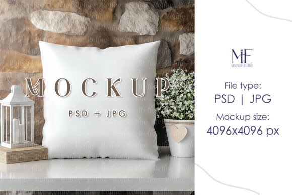 Download Pillow Mockup PSD, Gift Cushion Mock Up - Mockup psd Collection