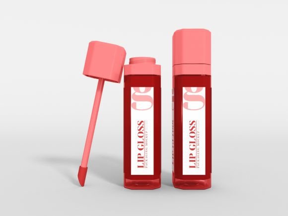 Download Exclusive Lip Gloss Branding Mockup Set - Branding mockup Collection
