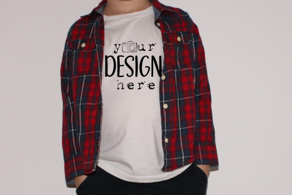 Download Real Kids White T-shirt Mockups - Mockups Collection