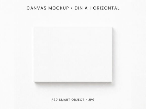 Download A4 Horizontal Canvas Mockup PSD - Mockup psd Collection