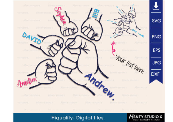 Download Father's Day Fist Bump Set, Father's Day - Premium Bundle