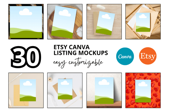 Download 30 Paper Etsy Mockups Templates - Mockups Collection