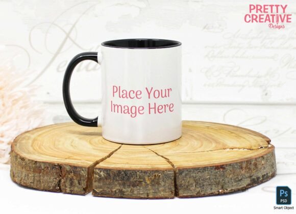 Download Black Handle Single Mug Smart Mockup - Art mockup Collection