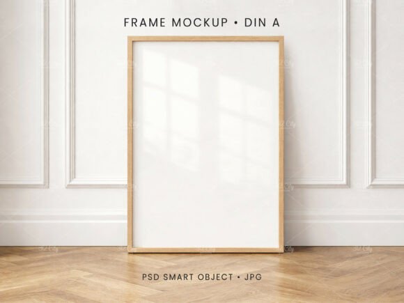 Download A4 Vertical Frame Mockup PSD JPG - Mockup psd Collection