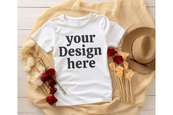 Download Valentines Day White T-shirt Mockups - Mockups Collection