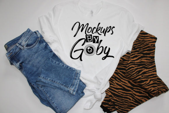 Download White T-shirt Mockups, Jeans Template, - Mockups Collection