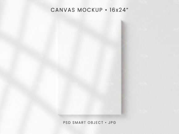 Download 16x24 Canvas Mockup PSD JPG - Mockup psd Collection
