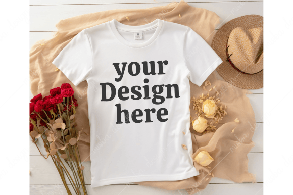 Download Valentines Day White T-shirt Mockups - Mockups Collection