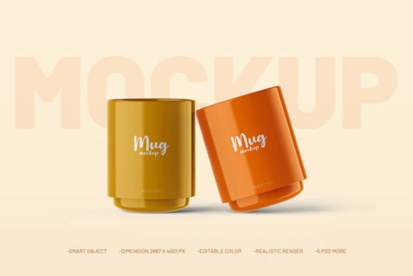 Download Ceramic Glass Branding Mockup - Branding mockup Collection