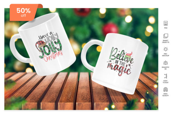 Download White Christmas Coffee Cup Mockup PSD - Mockup psd Collection