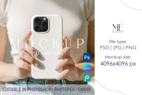 Download Phone Case Mockup PSD PNG IPhone 16 - Mockup psd Collection