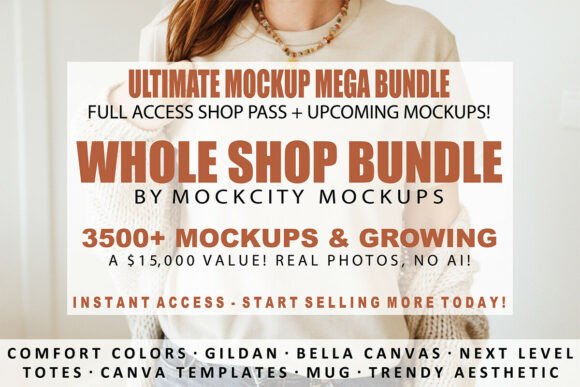 Download Whole Shop Mockup Bundle 3500+ Mockups - Mockups Collection