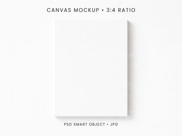 Download 3x4 Canvas Mockup PSD JPG - Mockup psd Collection