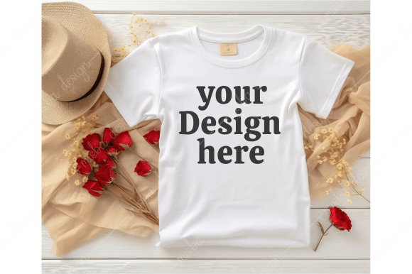 Download Valentines Day White T- Shirt Mockups - Mockups Collection