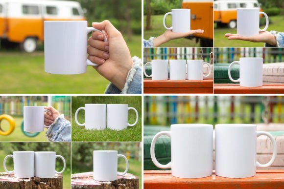Download Bundle 11oz Mug Mockup PSD - Mockup psd Collection