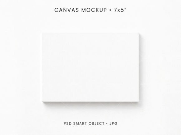 Download 7x5 Canvas Mockup PSD JPG - Mockup psd Collection