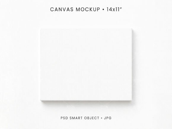 Download 14x11 Canvas Mockup PSD JPG - Mockup psd Collection