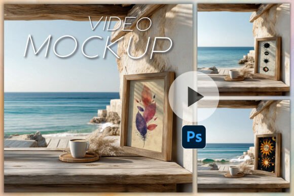 Download Video Frame Mockup PSD Frame Animation - Mockup psd Collection