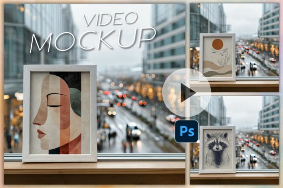 Download Video Frame Mockup PSD Frame Animation - Mockup psd Collection