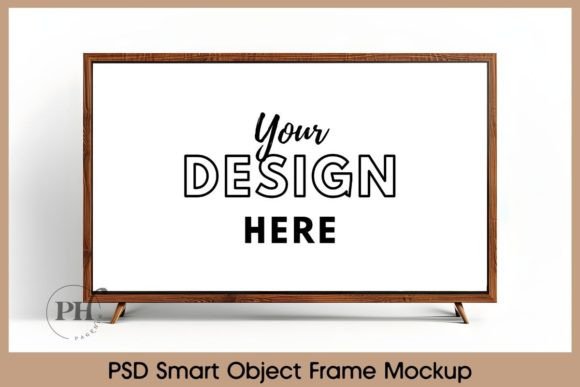 Download Horizontal Frame TV Art Mockup PSD File - Art mockup Collection