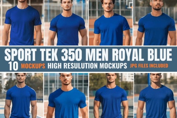 Download Sport Tek 350 Men Royal Blue Mockups - Mockups Collection