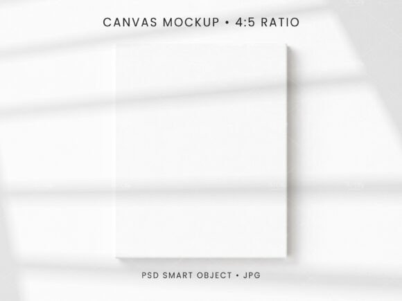 Download 4:5 Canvas Mockup PSD Wall Art Display - Mockup psd Collection