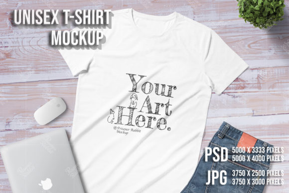 Download White T-shirt Unisex Mockup PSD Template - Mockup psd Collection
